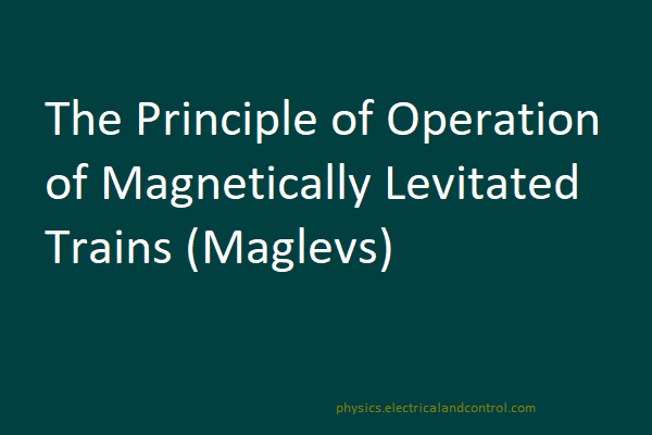 Maglevs The Operation of Magnetically Levitated Trains (Maglevs)